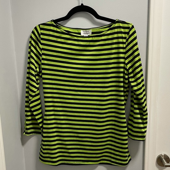 UV black and green striped top - Picture 1 of 4